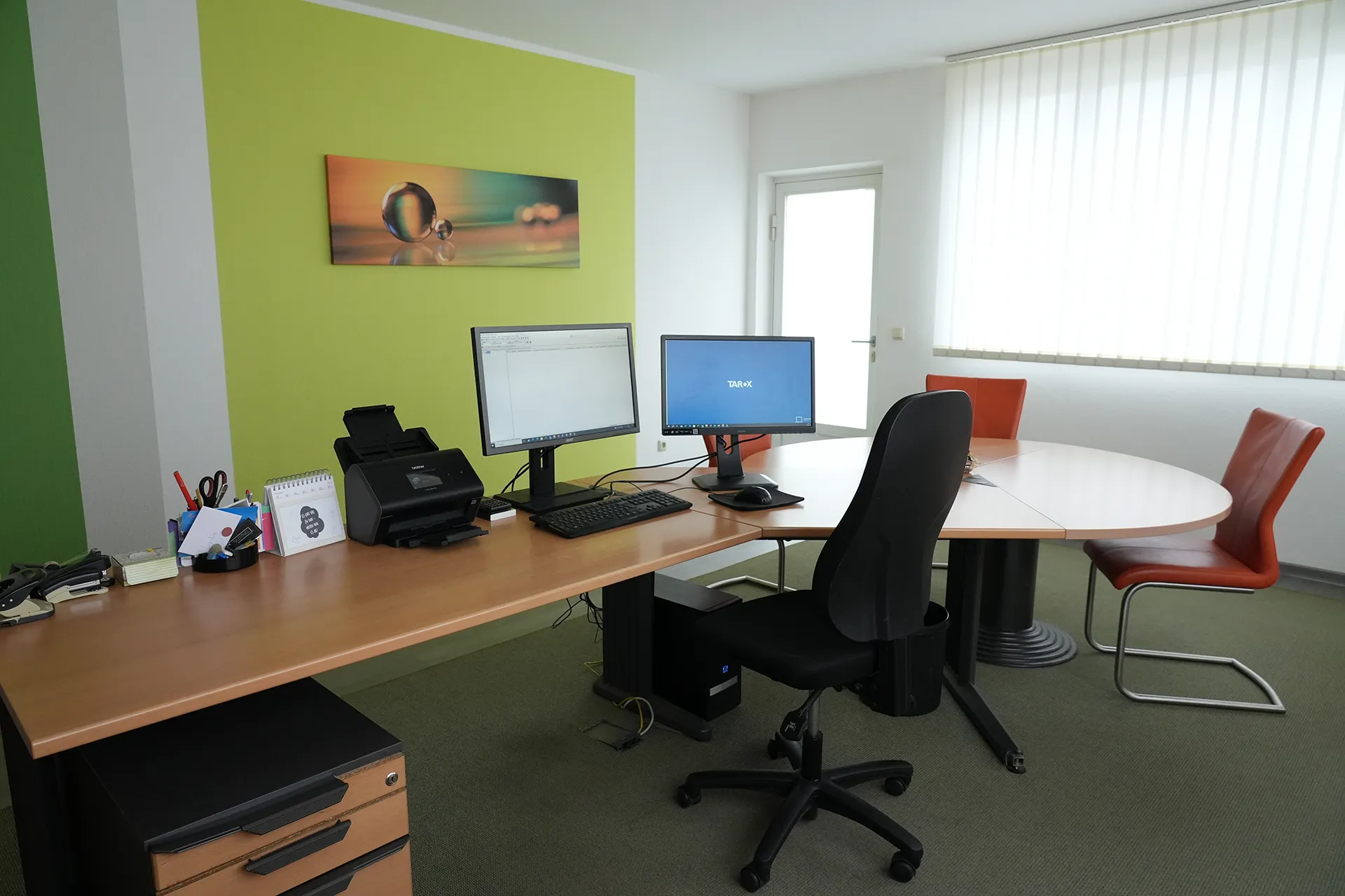 Büro von Steuerberaterin Lydia Voss